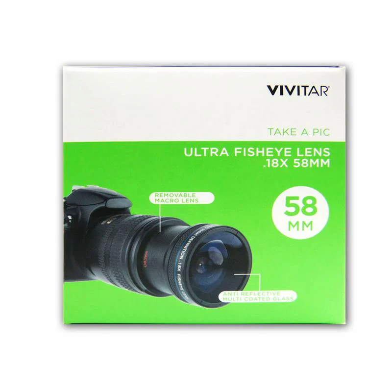0.18x 180 Degree Ultra Fisheye Lens Set for Canon Nikon Panasonic Sony Digital SLR Camera Lenses - Image 6