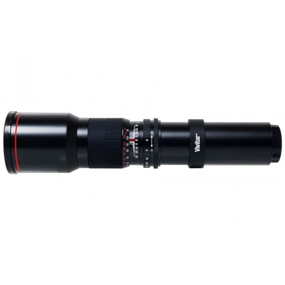 Vivitar 500mm/1000mm f/8 Telephoto Lens for Nikon D5500, D5600, D7100 and D7200 - Image 2