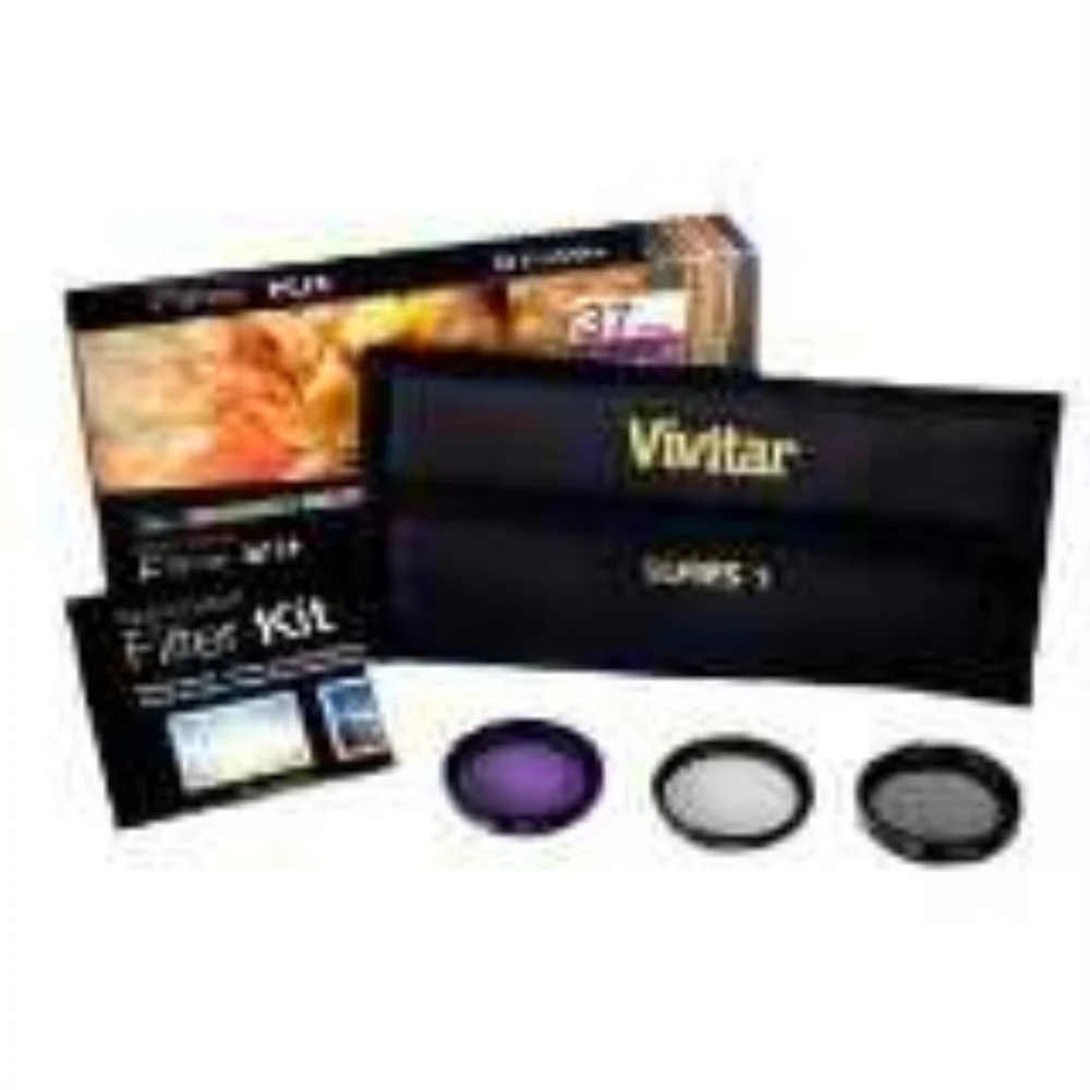 Vivitar 3 Pc Filter Kit 52MM UV/CPL/FDL - Image 2