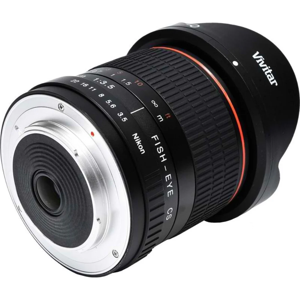 Vivitar 8mm f/3.5 HD Aspherical Fisheye Fixed Lens for Nikon D Series Digital SLR Cameras - Image 3