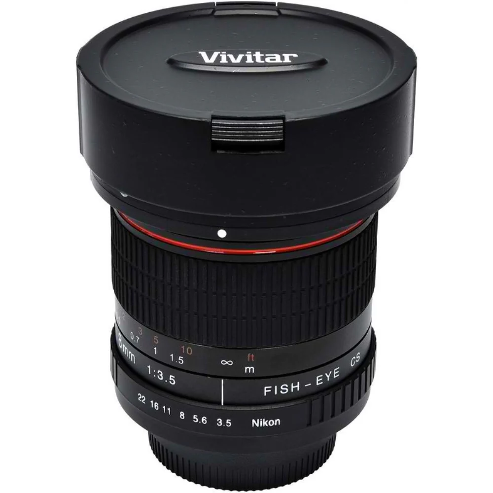 Vivitar 8mm f/3.5 HD Aspherical Fisheye Fixed Lens for Nikon D Series Digital SLR Cameras - Image 5