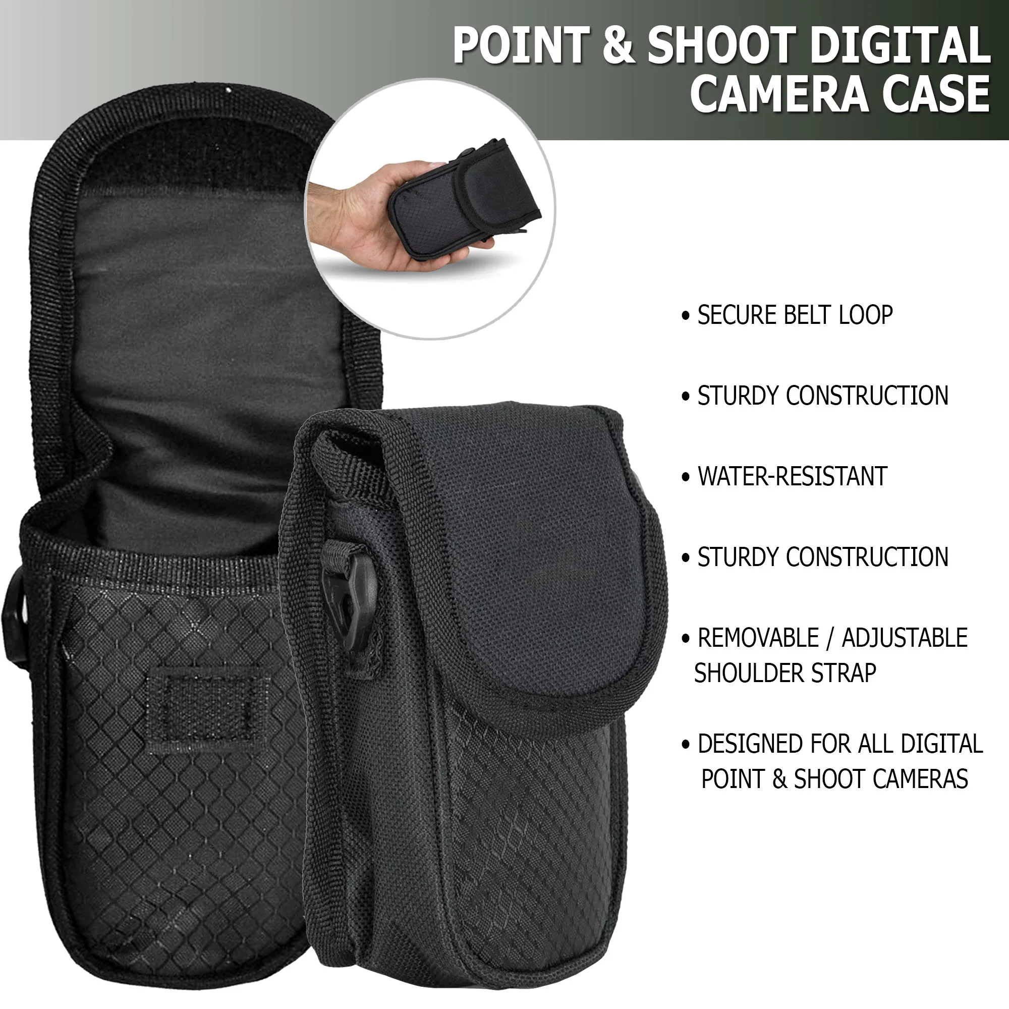 Canon Powershot Elph 360 Ixus 285 Ixy 650 Travel Essential Accessory Bundle with Compact Selfie Stick Tripod, Extra Battery, 128GB Memory + More - Image 4