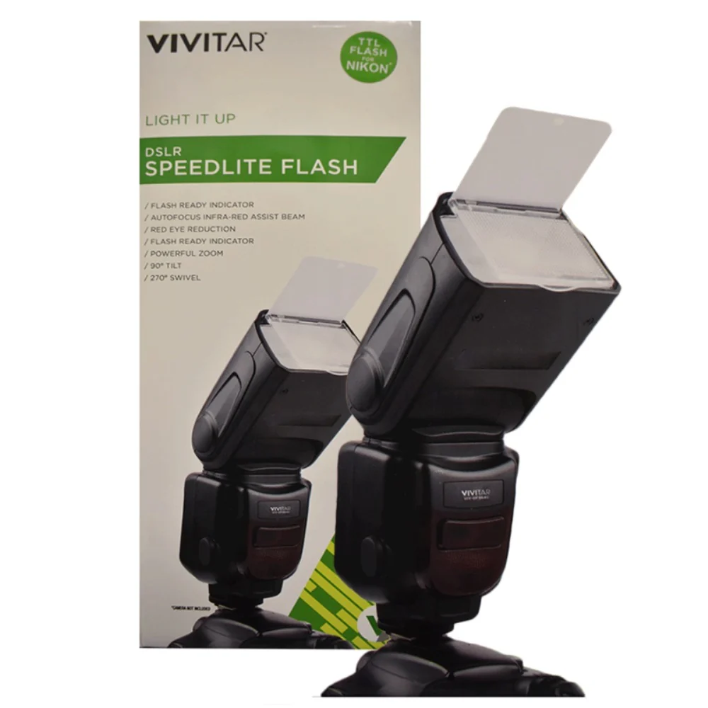 Vivitar DF-864 Speedlight Flash for Nikon Digital SLR Cameras - Image 4