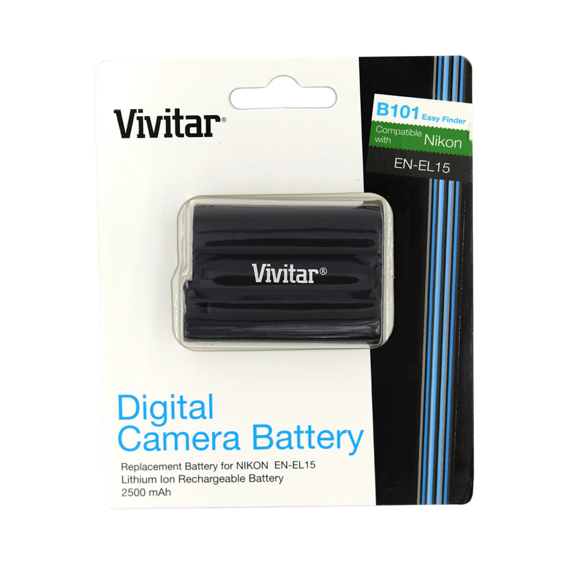 Vivtar OEM ENEL15 Battery and Charger Kit for Nikon D7500 D7200 D7100 D7000 D810 D750 D609 - Image 3