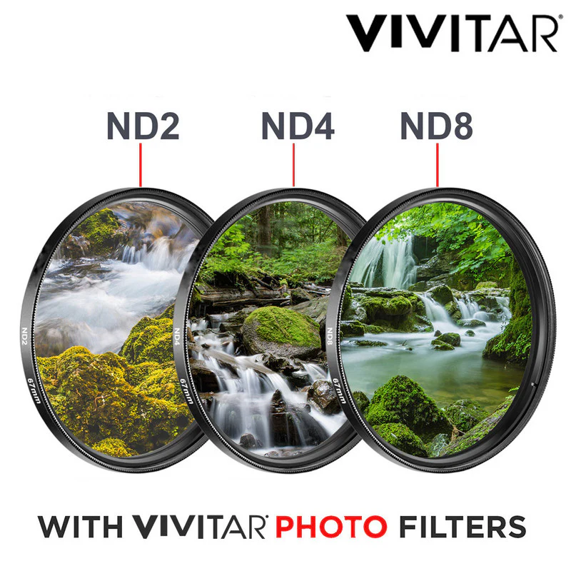 55mm ND2 ND4 ND8 Neutral Density Filter Set - Image 6