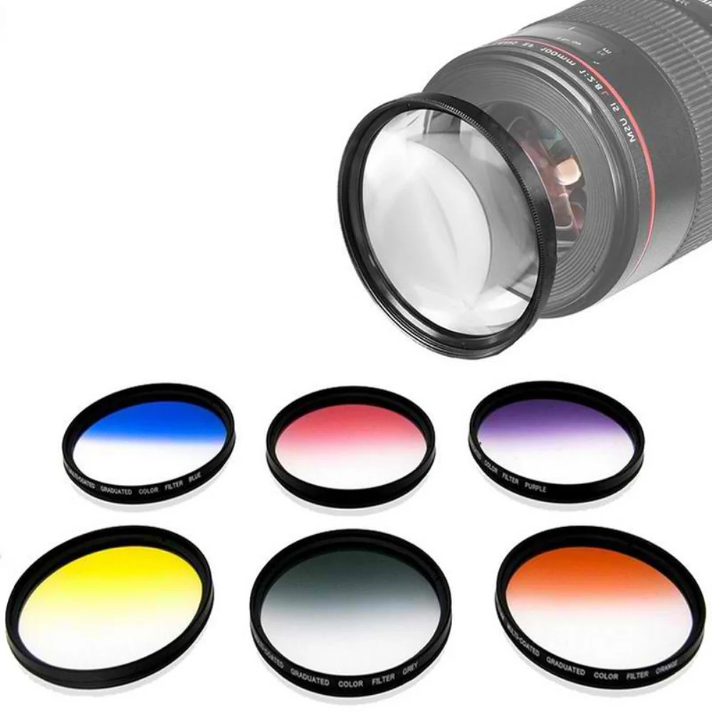 Vivitar 6 Piece 72mm Graduated Color Filter Set with Case - Image 2