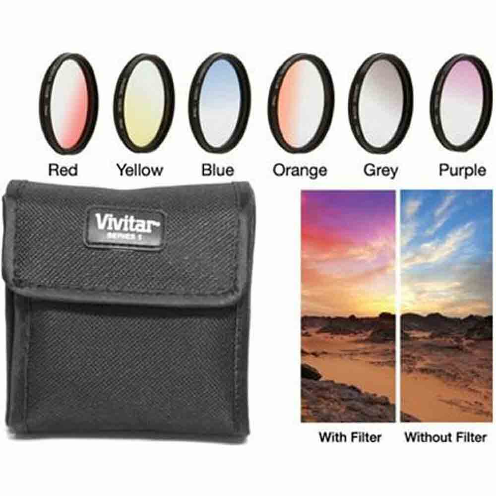 Vivitar 55mm Rotating Graduated Color Filters - Image 2
