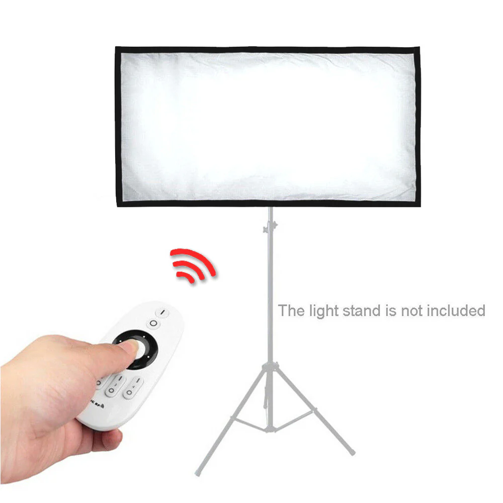 Vivitar Fabric LED Light Panel Roll Up Flexible Compact Mat with Diffuser and Remote Control Daylight 5000K 48W 8000LM 384 SMD LED 90 CRI+ for Traveling Filmmakers Outdoor Photography - Image 5