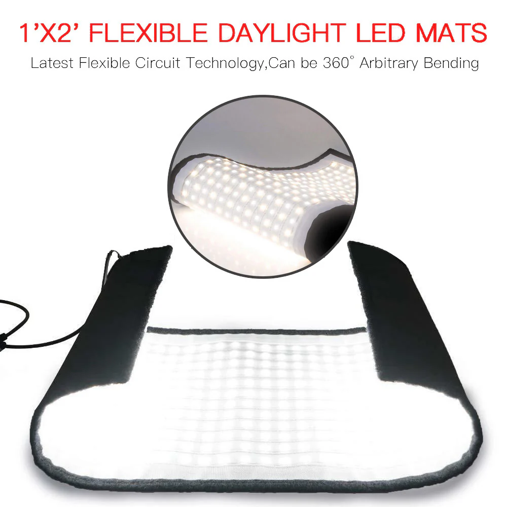 Vivitar Fabric LED Light Panel Roll Up Flexible Compact Mat with Diffuser and Remote Control Daylight 5000K 48W 8000LM 384 SMD LED 90 CRI+ for Traveling Filmmakers Outdoor Photography - Image 6