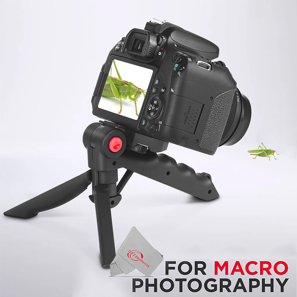 Vivitar Pistol Grip Tabletop Tripod for Canon Nikon Sony Pentax Panasonic Camera - Image 5