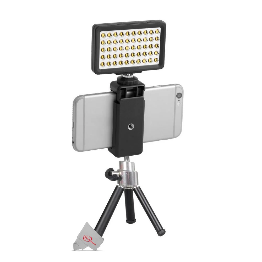 Vivitar Super Powerful Smartphone 50 LED Video Light for Podcasting Vlogging and Videoconferencing - Image 3