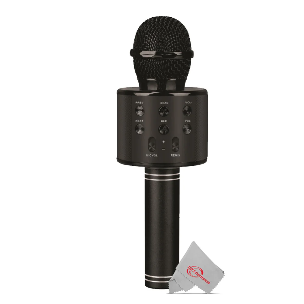 Vivitar Wireless Bluetooth Karaoke Microphone USB Powered High Quality Sound for Wireless Speaker, Voice Recorder and Loudspeaker - Image 4