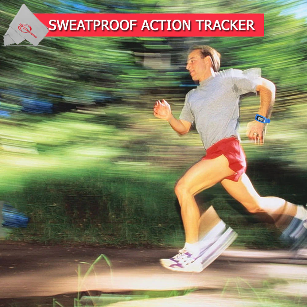 Vivitar Activity Action Tracker Fitness Watch Sweatproof Design iOS Android Compatible Tracks Steps Calories and Distance - Image 3