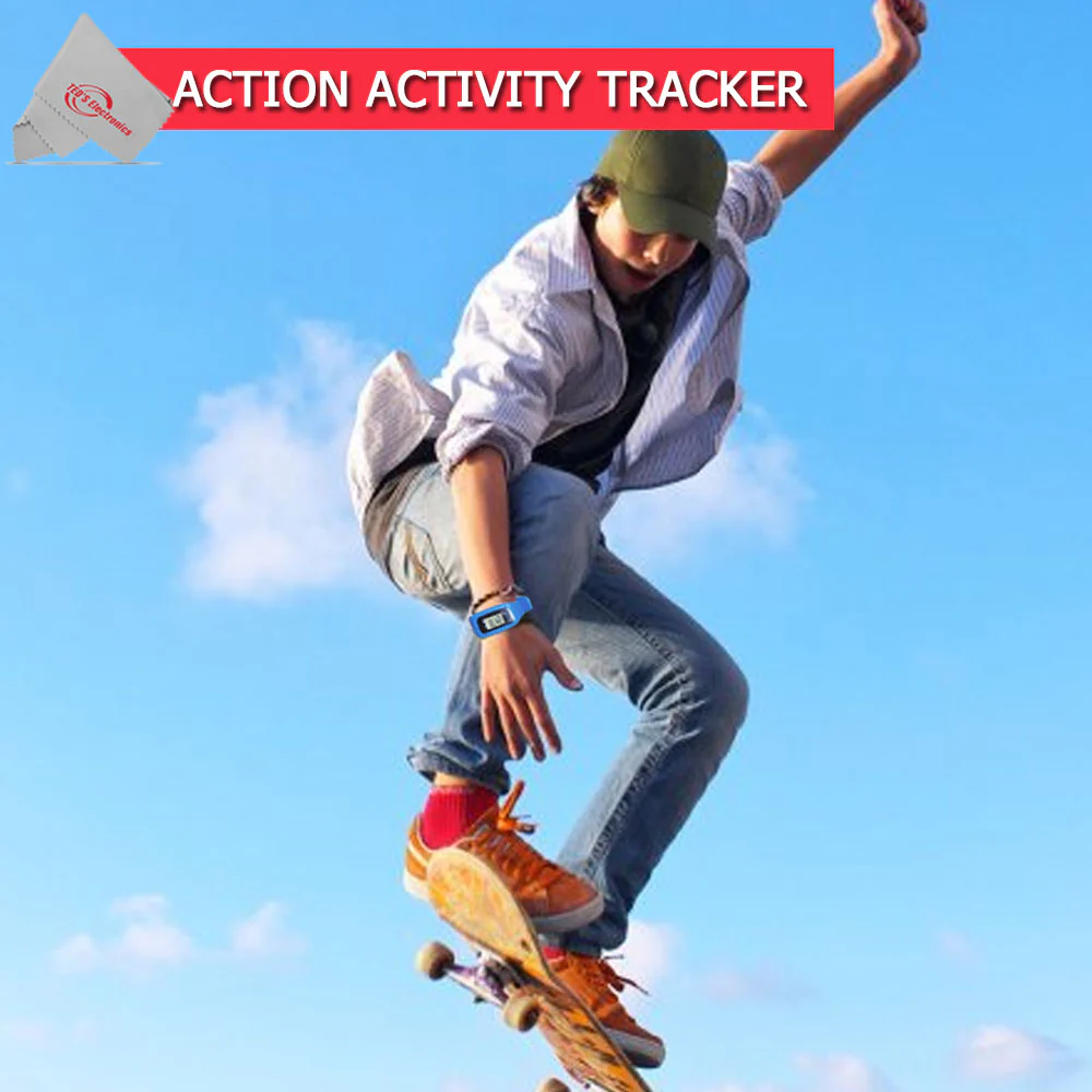 Vivitar Activity Action Tracker Fitness Watch Sweatproof Design iOS Android Compatible Tracks Steps Calories and Distance - Image 4