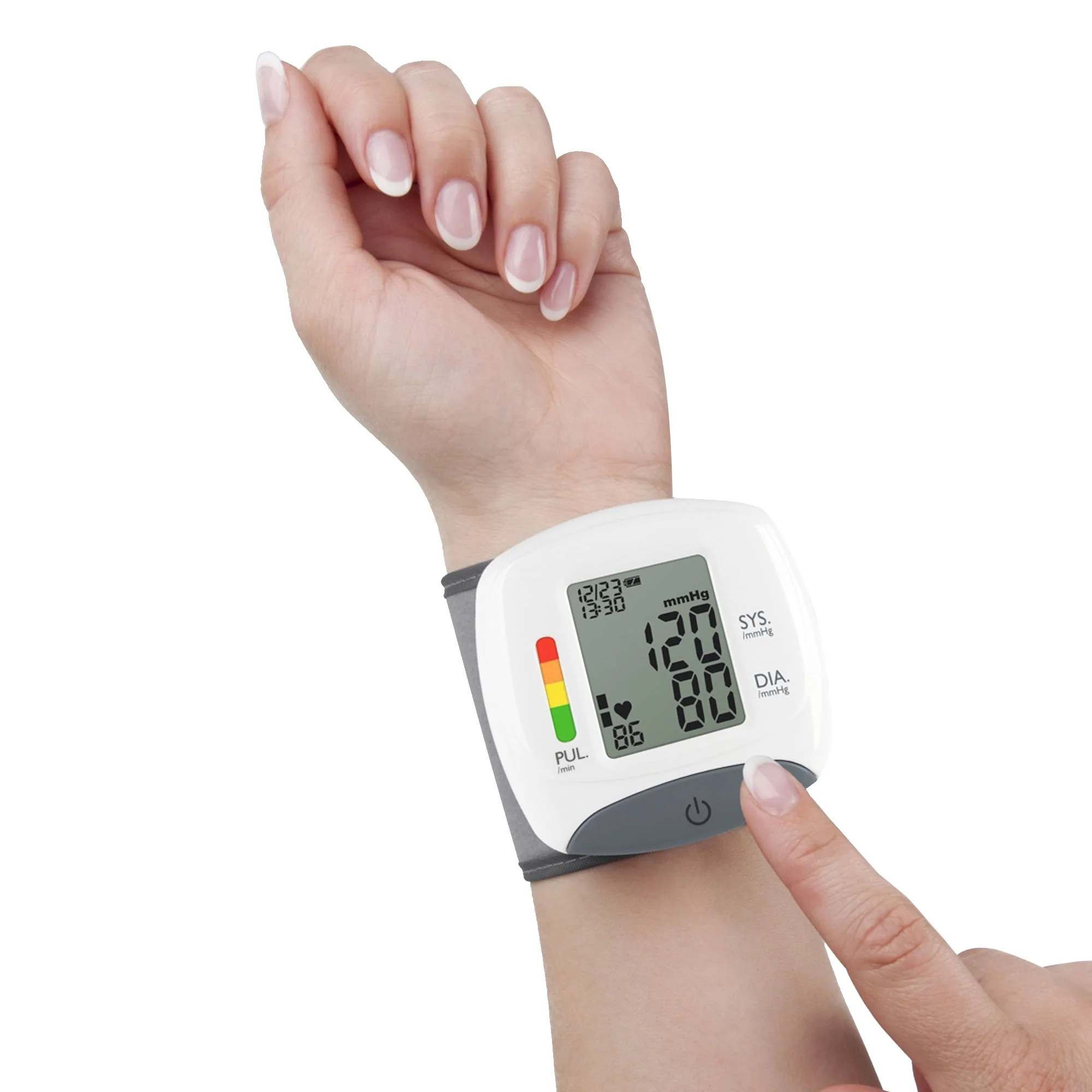 Blood Pressure Monitor With Heart Rate - Automatic Wrist Cuff Blood Pressure Machine With LCD Display Memory and Carrying Case - Image 5