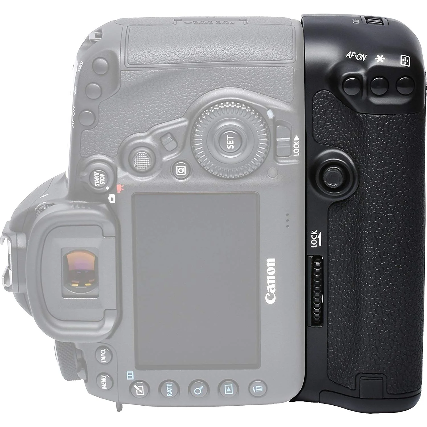 Vivitar VIV-PG-5DMIV BG-E20 Pro Series Multi-Power Battery Grip for Canon EOS 5D Mark IV DSLR Camera - Image 8