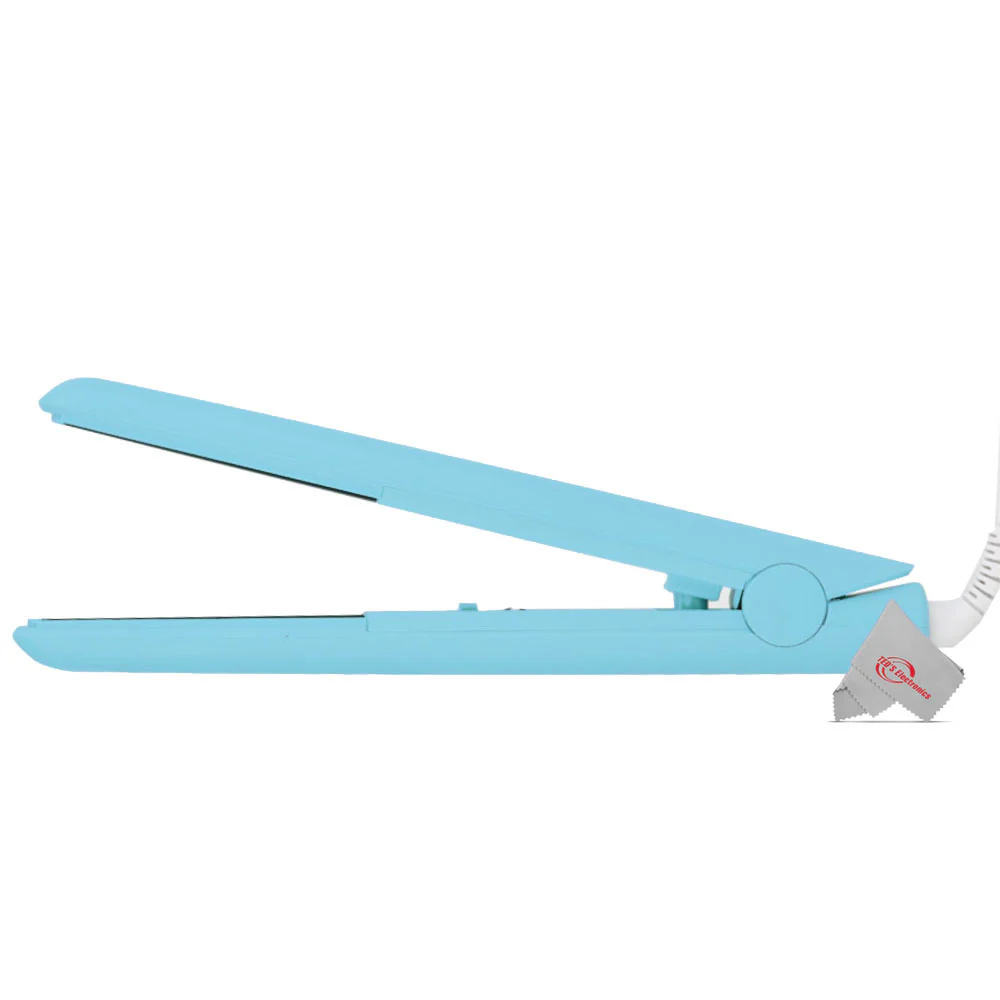 Vivitar PG7230 Ceramic Tourmaline 1 Inch Flat Iron Fast Heating Floating Plates Up to 400° with 6ft Swivel Cord Blue - Image 2