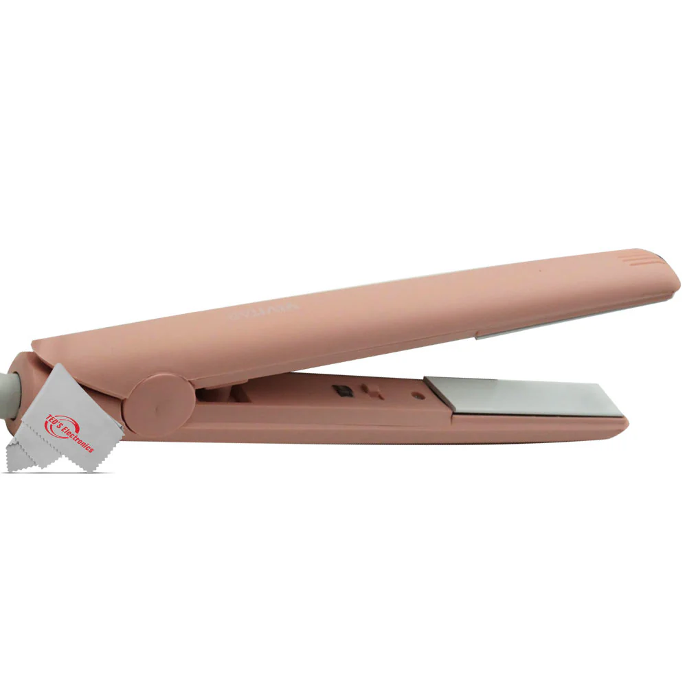 Vivitar PG7230 Ceramic Tourmaline 1 Inch Flat Iron Fast Heating Floating Plates Up to 400° with 6ft Swivel Cord Pink - Image 4