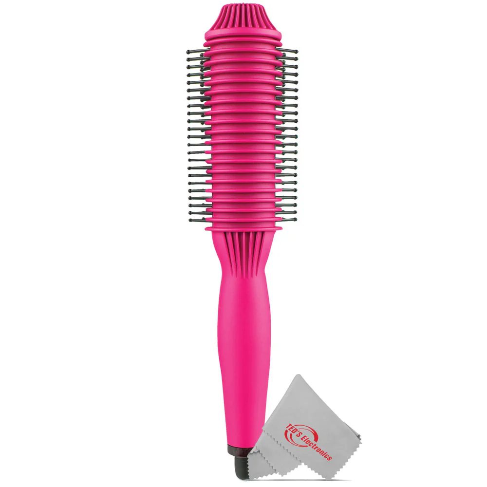 Vivitar PG7250 Heated Volumizing Hair Brush Curls Waves and Straightens Hair Fast Heating Dual Temperature Settings - Image 4