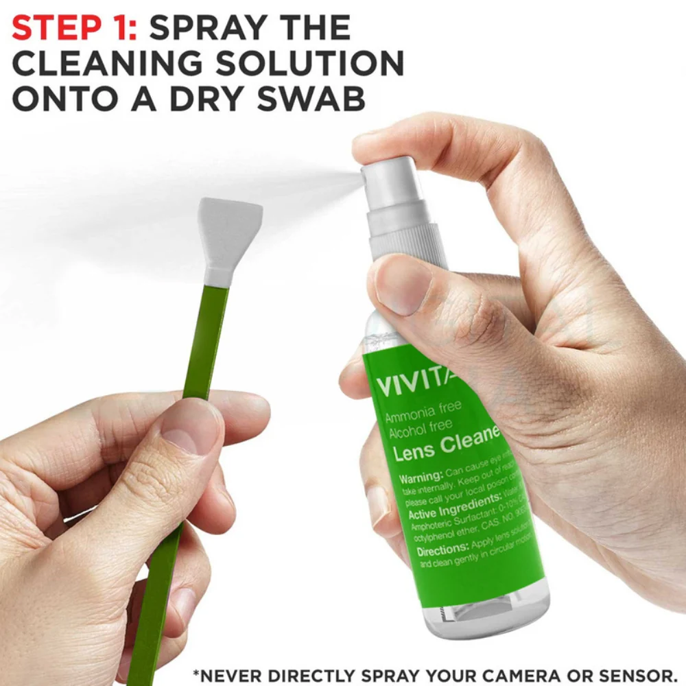 Vivitar Professional Cleaning Kit for Camera Sensor Cleaning Swabs and Case - Image 4
