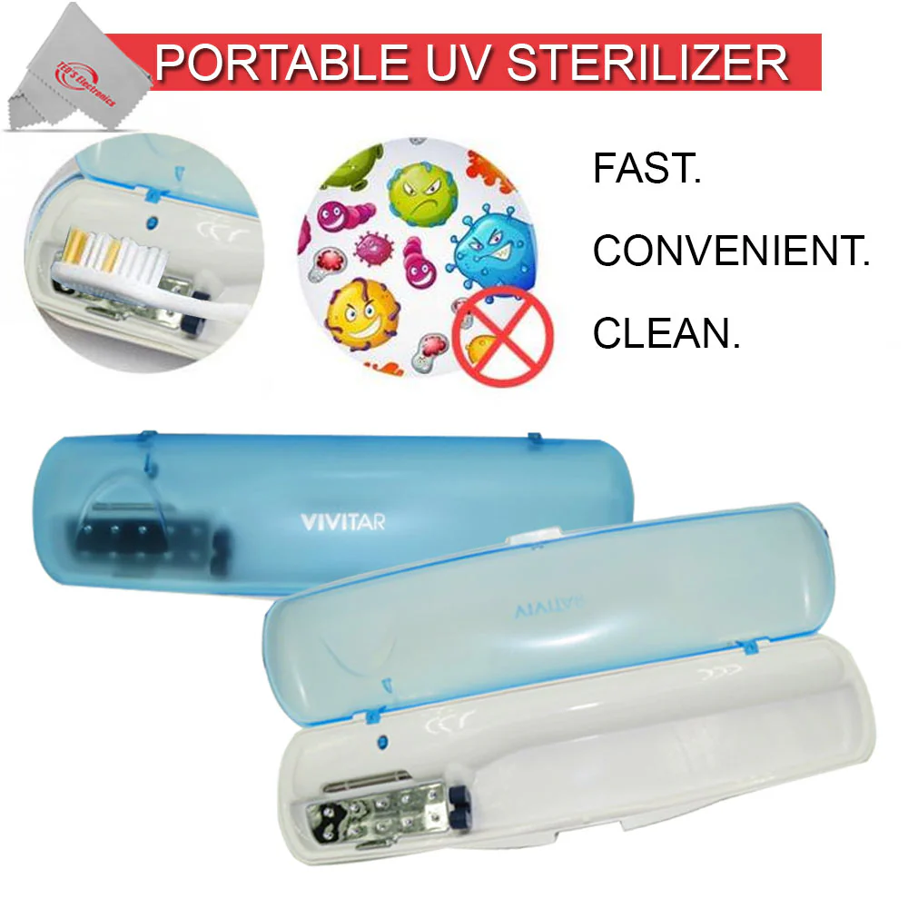 Vivitar Toothbrush UV Sterilizer Case Safely and Effectively Eliminates Up To 99% Harmful Germs - Image 2
