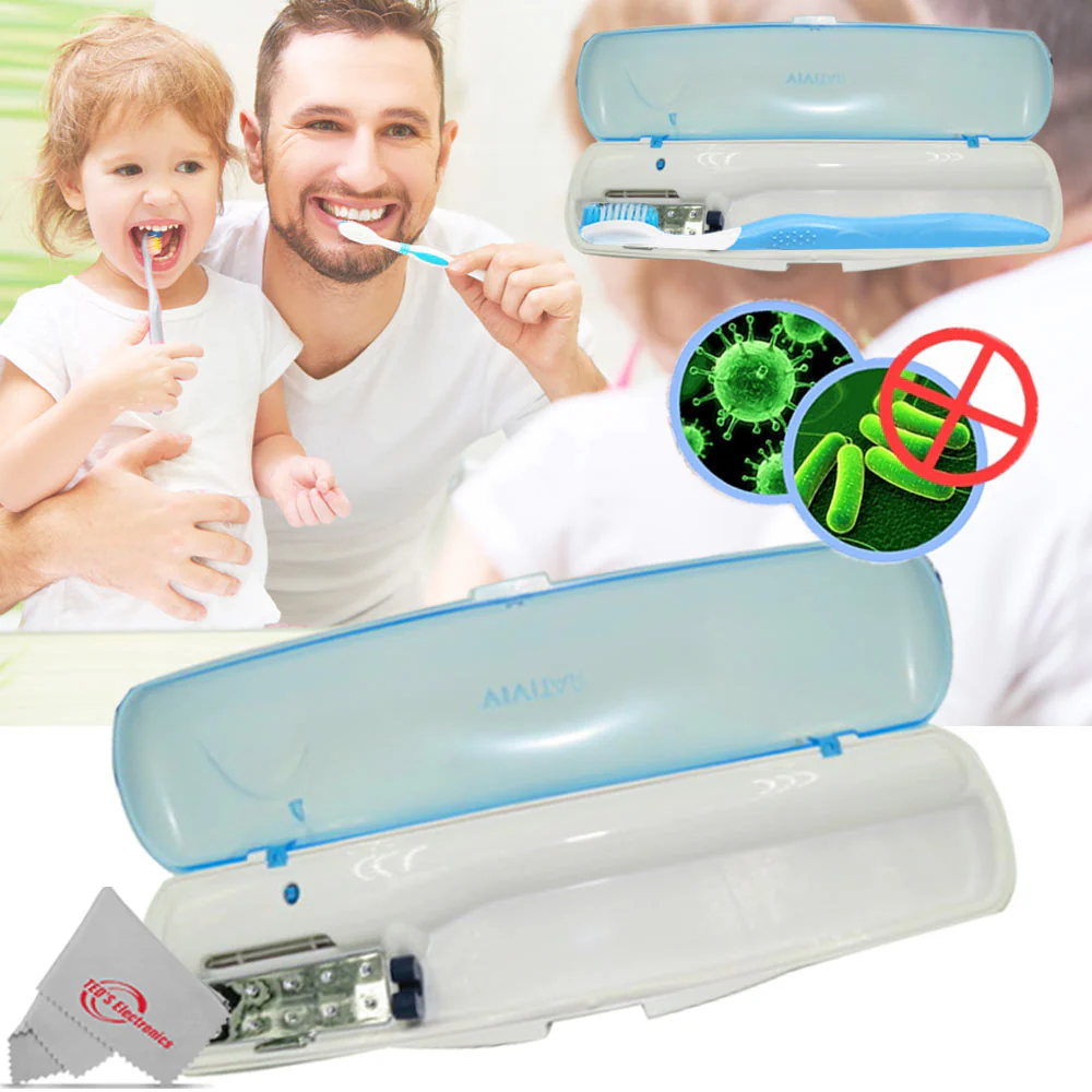 Vivitar Toothbrush UV Sterilizer Case Safely and Effectively Eliminates Up To 99% Harmful Germs - Image 4