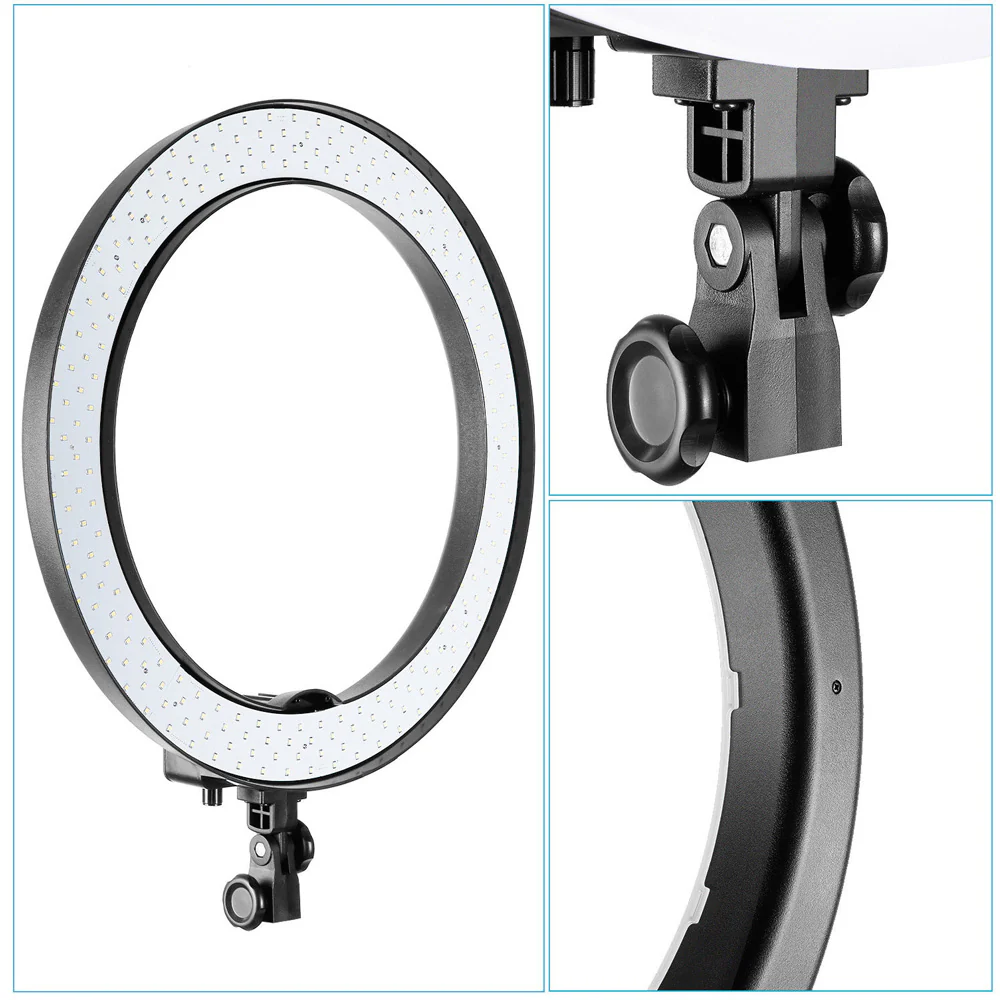 Vivitar Round LED LIGHT 18-inch Outer Dimmable SMD LED Ring Light Lighting Kit with Color Filters and Light Stand - Image 4