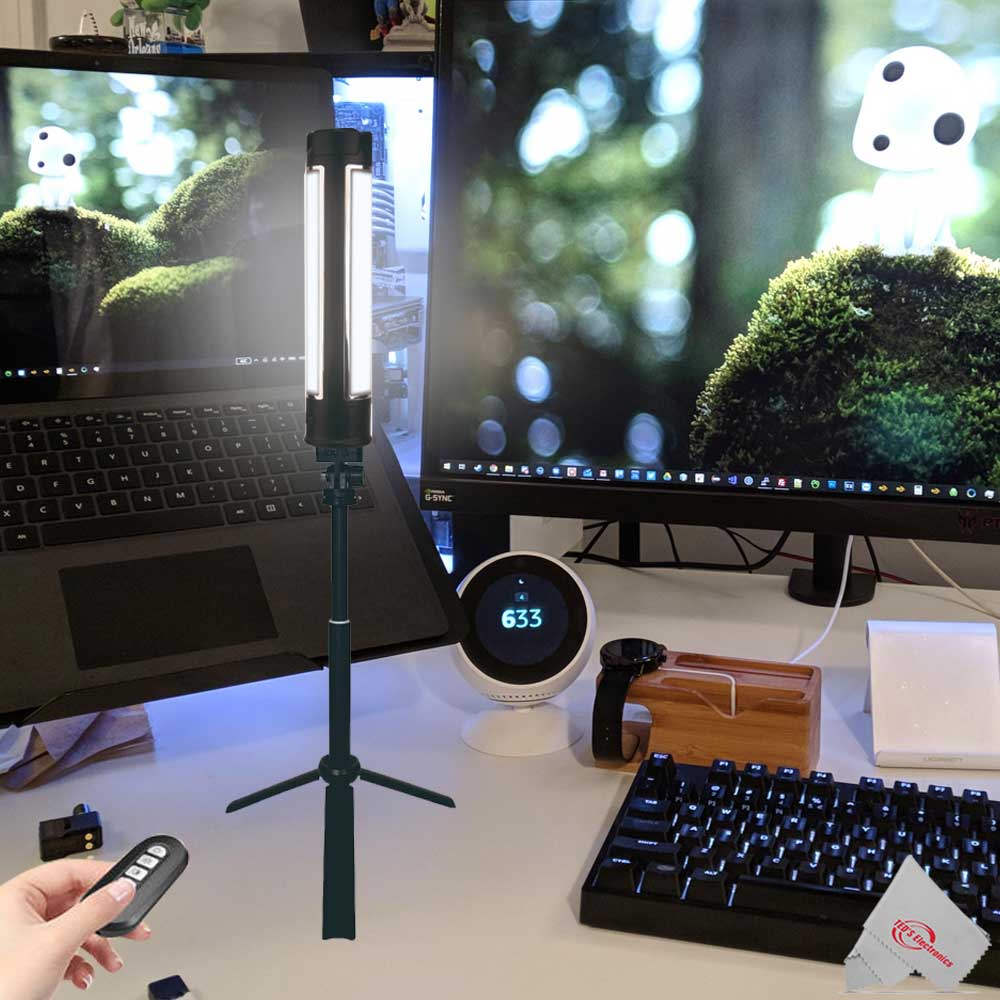Vivitar Multi Functional Selfie Ring Light 162 LED Light with Wireless Remote - Image 2