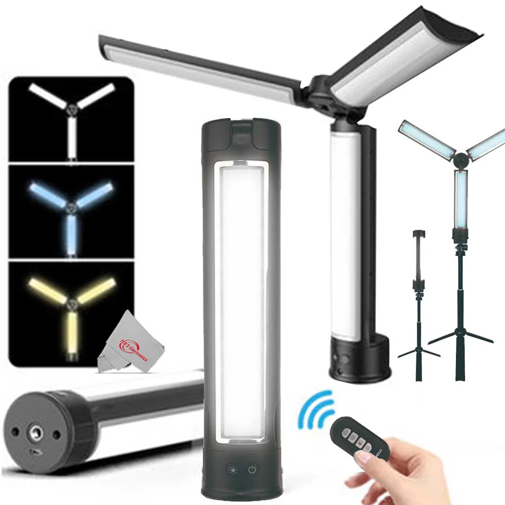 Vivitar Multi Functional Selfie Light, 162 Led Lamps with Smartphone Stand for Selfie Lovers Vloggers and Youtubers - Image 3