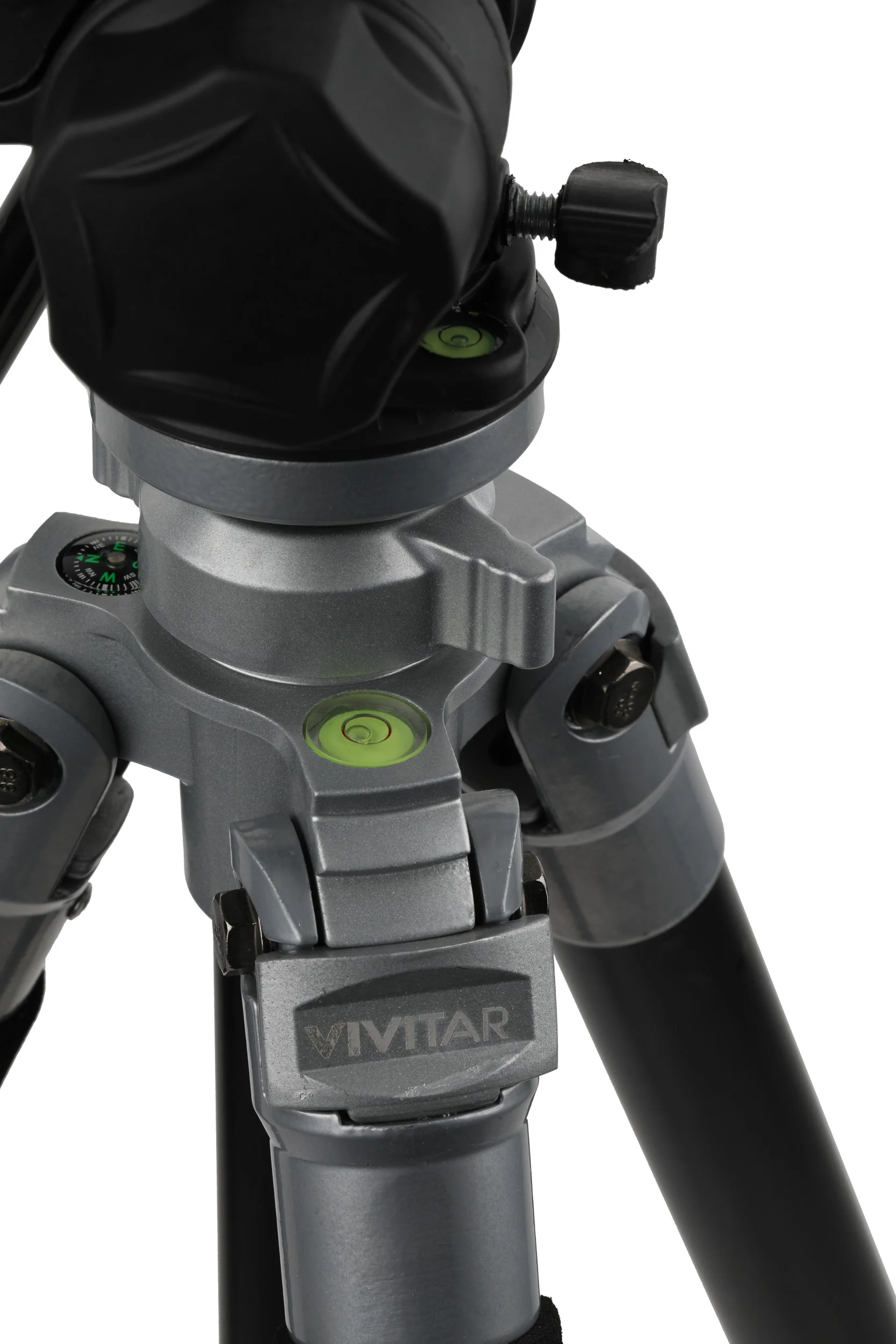 Vivitar Cinema 71 Inch Aluminum Alloy Tripod 360° Fluid Head with Pan Tilt - Image 6