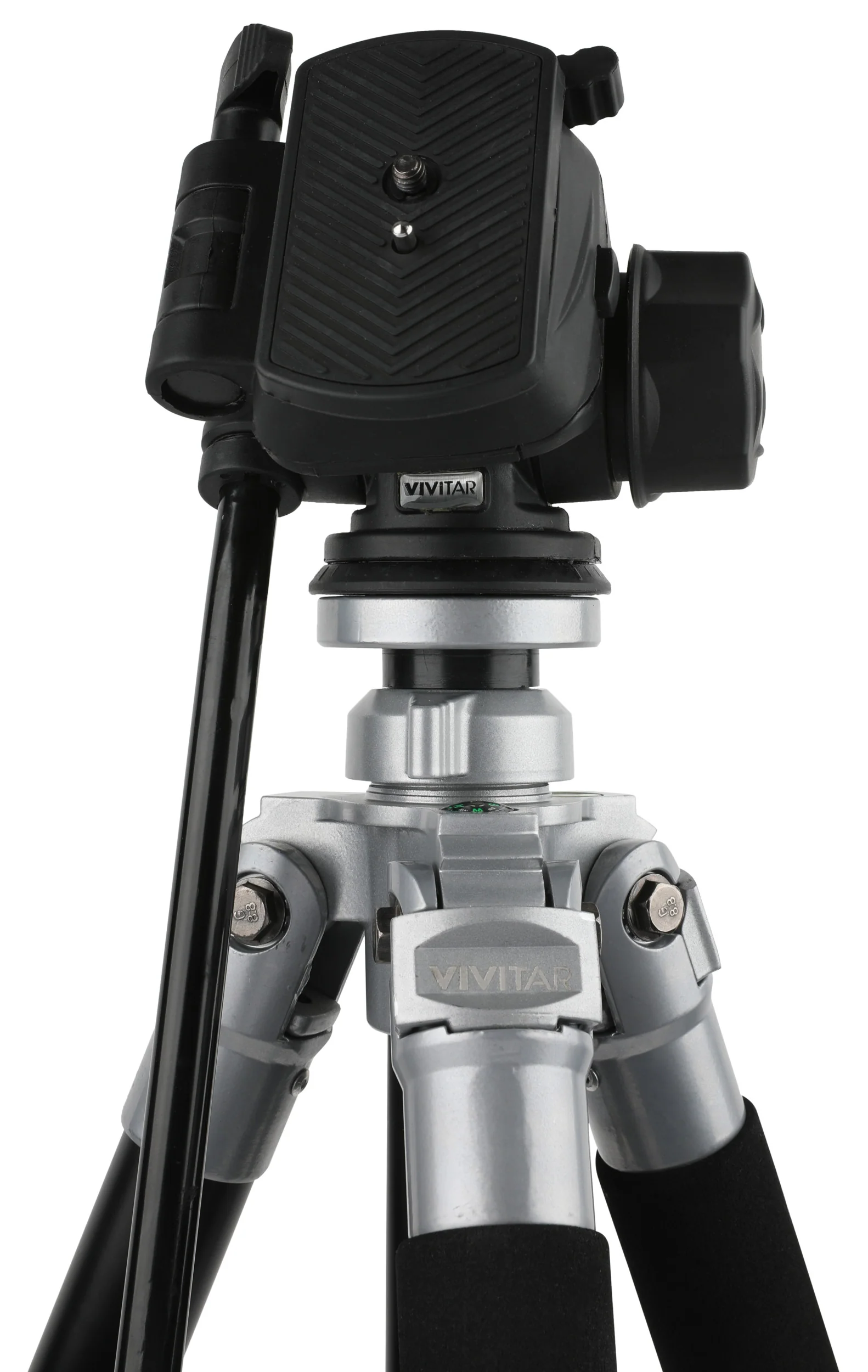 Vivitar Cinema 71 Inch Aluminum Alloy Tripod 360° Fluid Head with Pan Tilt - Image 8
