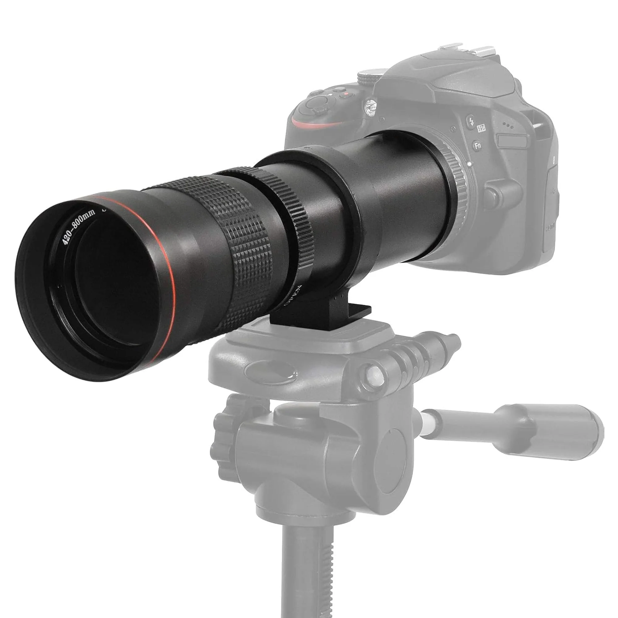 420-1600mm f/8.3 HD Manual Super Telephoto Zoom Lens for Canon EOS Rebel T7 T8i 5D IV 6D II 90D T100 SL3 - Image 9
