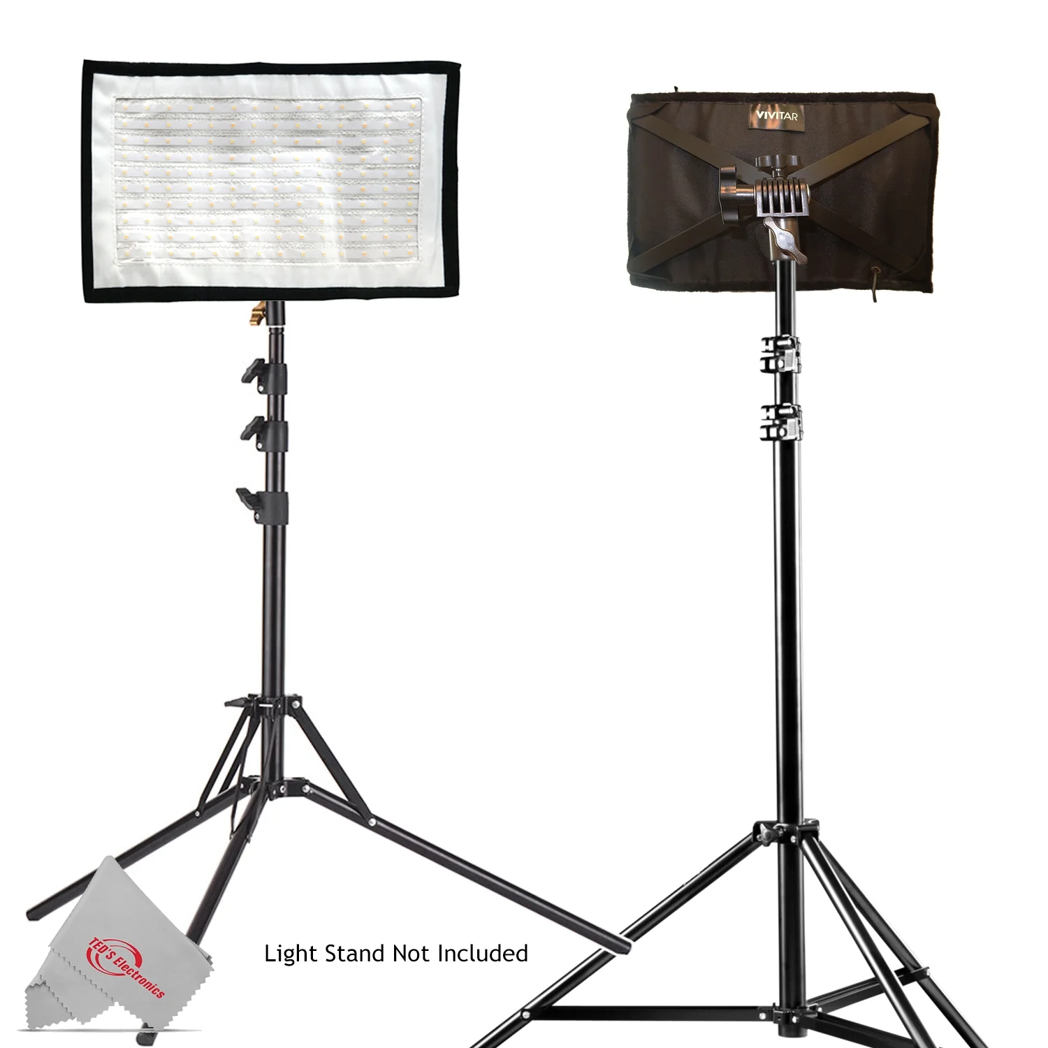 Vivitar Fabric 140 LED Bi-Color Dimmable Light Panel Roll Up Flexible Compact Mat with Remote 24W upto 3000LM for Studio Lighting - Image 5