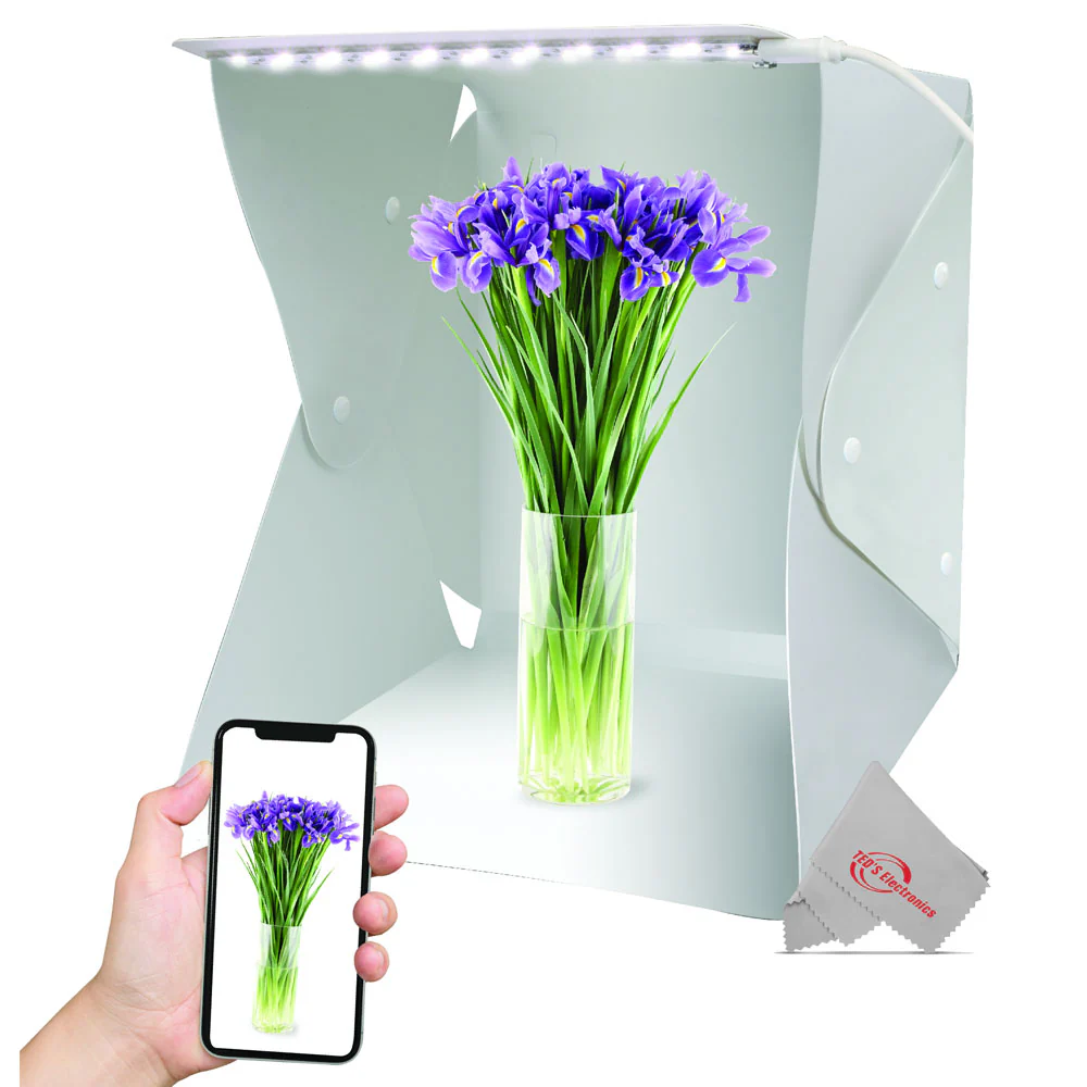 Vivitar Super Bright Flexible Led Light Panel 1600Lm Adjustable Brightness Mini Studio Bundle with Lightbox and Stand - Image 10