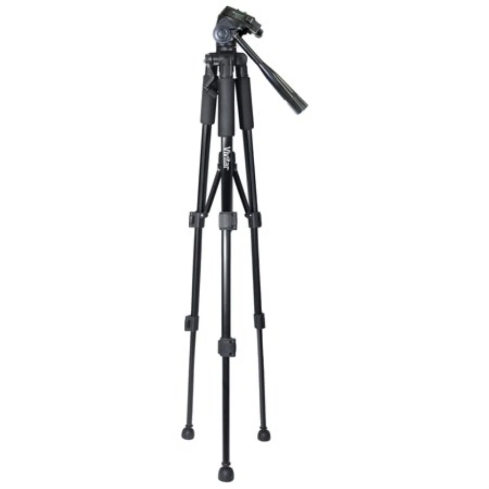 Vivitar 62" Tripod High Quality 8lb Capacity 3-Way Fluid Pan Head Quick Release Bubble Level - Image 4