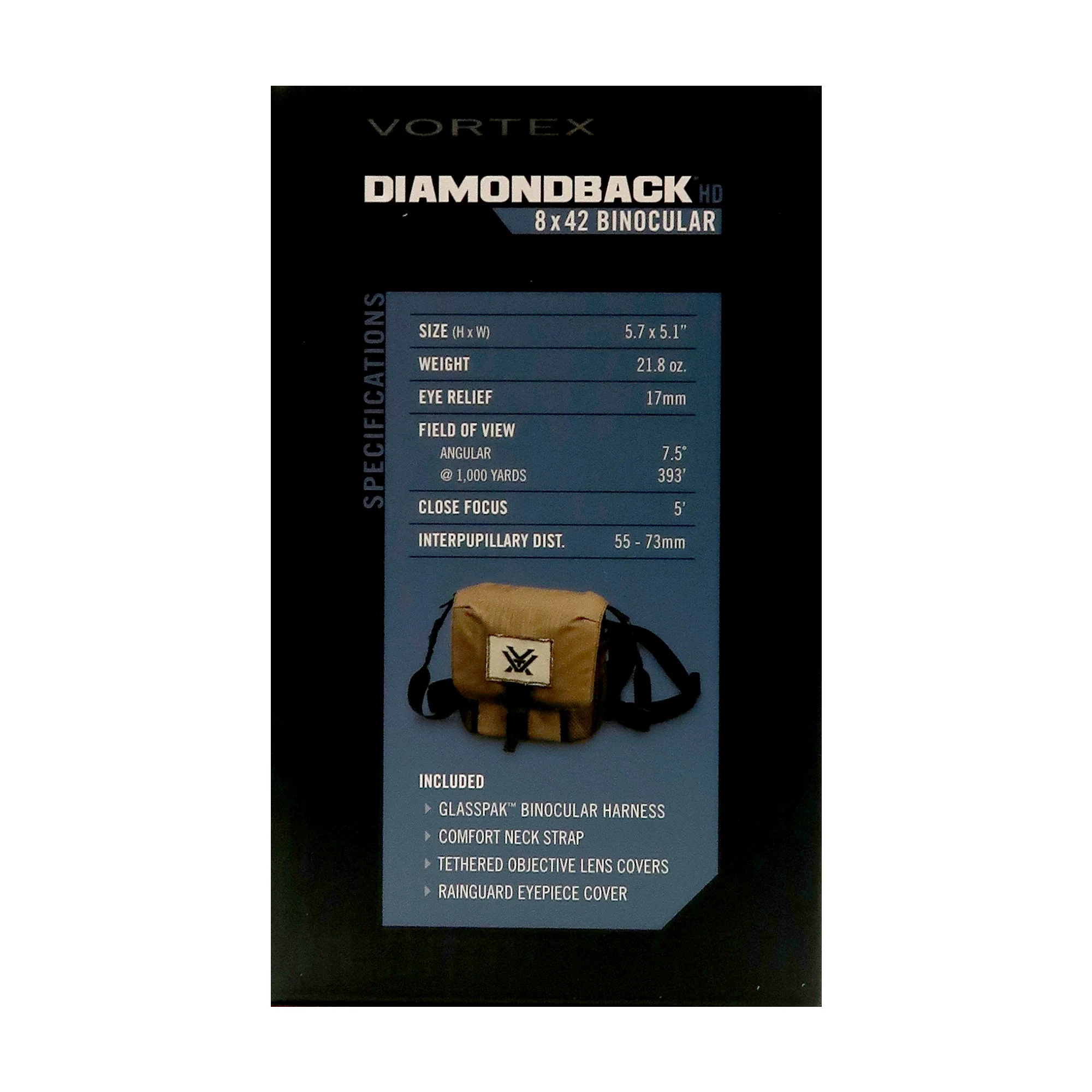 Vortex 8x42 Diamondback HD Binoculars (Green) - Image 10