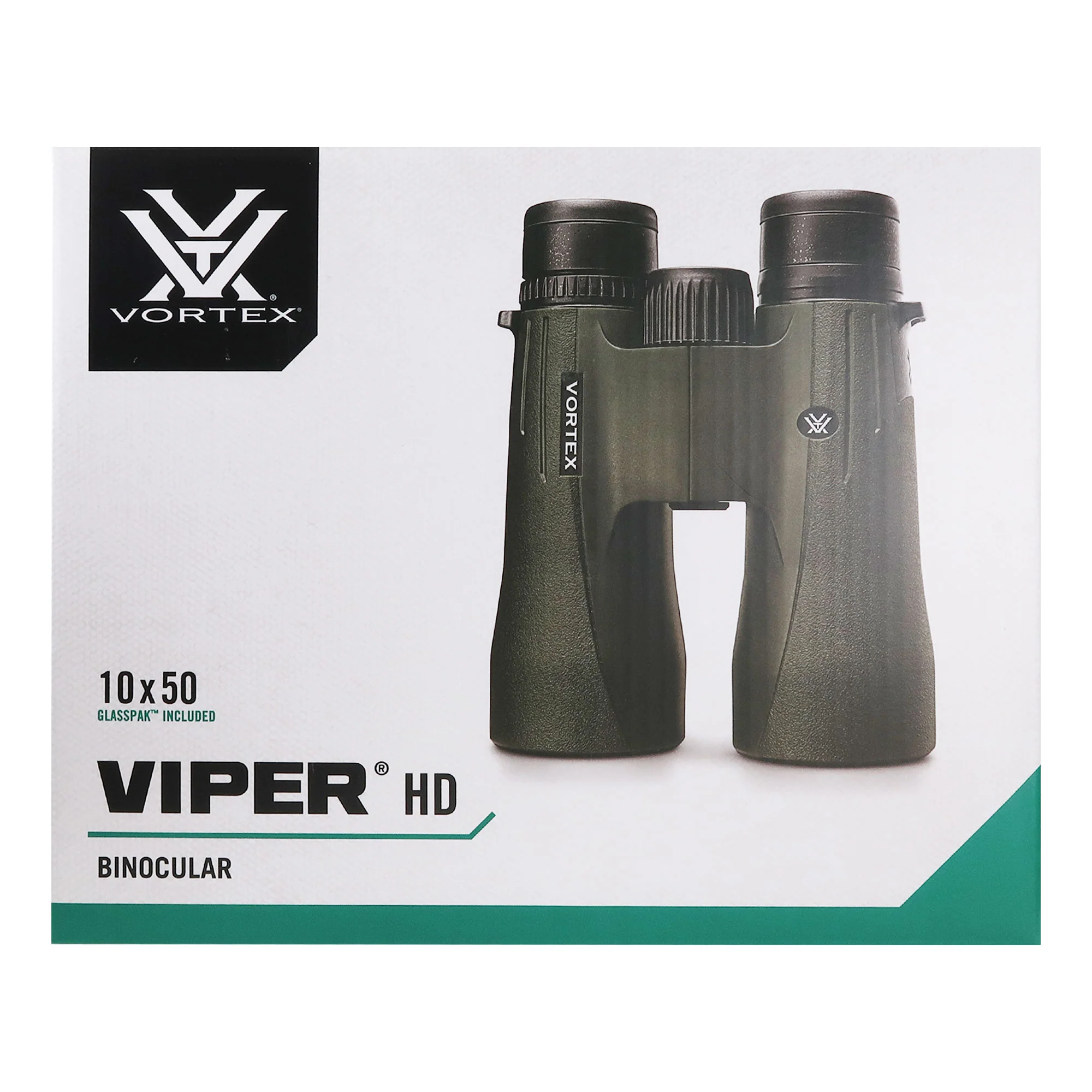 Vortex 10x50 Viper Roof Prism HD Binoculars V202 (Green) - Image 9