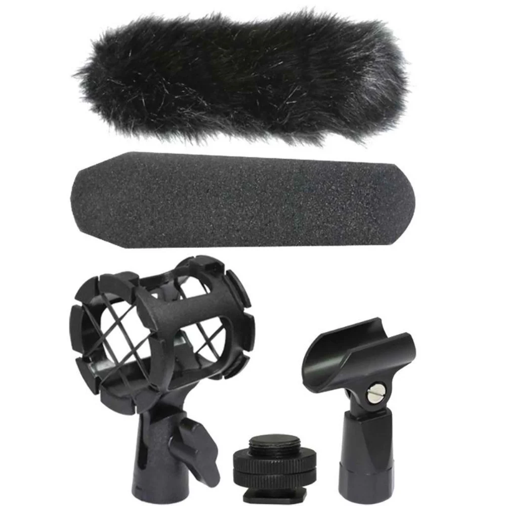 Camcorder External Microphone Vidpro XM-55 13-Piece Professional Video & Broadcast Unidirectional Condenser Microphone Kit - Image 3