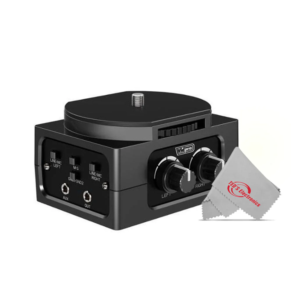 Vidpro XM-AD2 Dual Channel XLR to Mini Audio Adapter for Cameras and Camcorders with 2 XLR Cables + Stereo Mini Cable for Camera and Tripod - Image 3