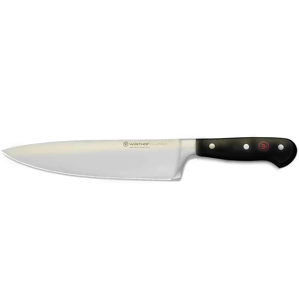 Wusthof Classic 6" Utility Knife with Classic 7" Hollow Edge Santoku Kitchen Knife and Classic 8" Chef's Knife - Image 8