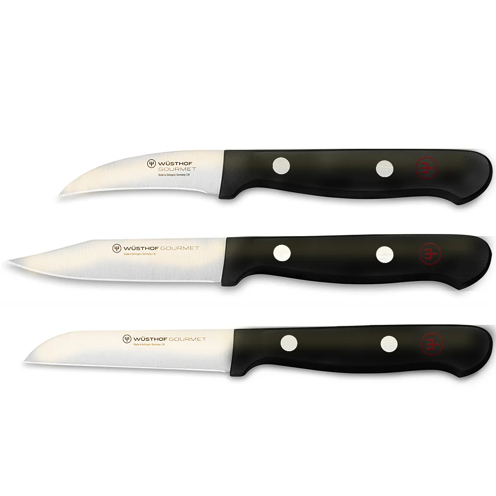 Wusthof Gourmet 3-Piece Paring Knife Set with Wusthof Gourmet 4-Piece Steak Knife Set - 1125060403 - Image 4