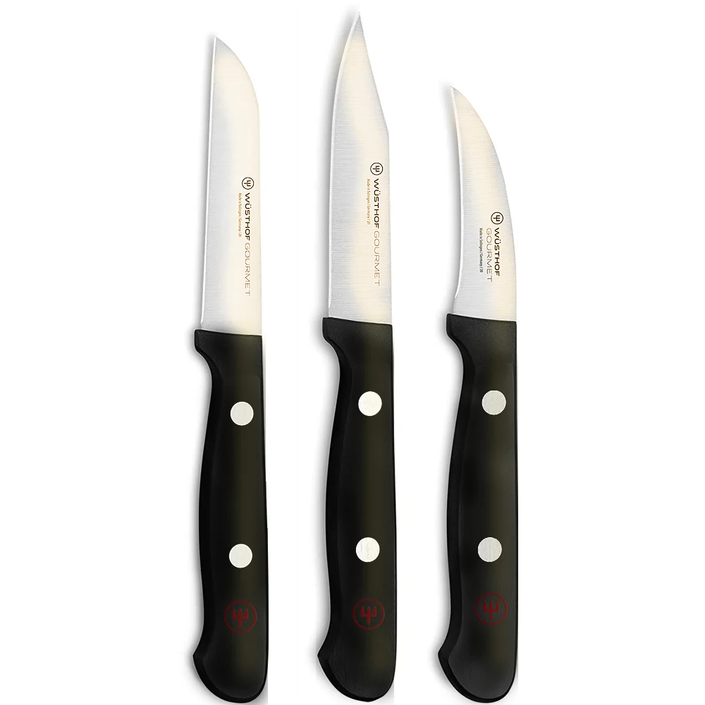 Wusthof Gourmet 3-Piece Paring Knife Set with Wusthof Gourmet 4-Piece Steak Knife Set - 1125060403 - Image 5