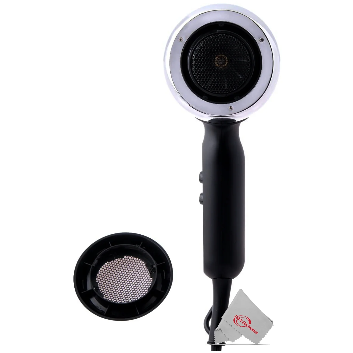 Wahl Professional 5-Star Series Ionic Retro-Chrome Design Barber Hair Dryer #05054 with 2 Concentrator Nozzles - Image 5
