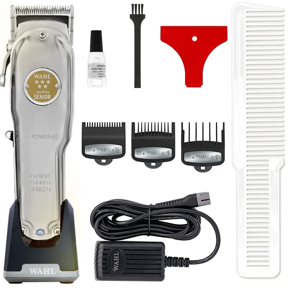 Wahl Professional 5-Star Senior Cordless Clipper Metal Edition with Large Styling Comb - Image 2