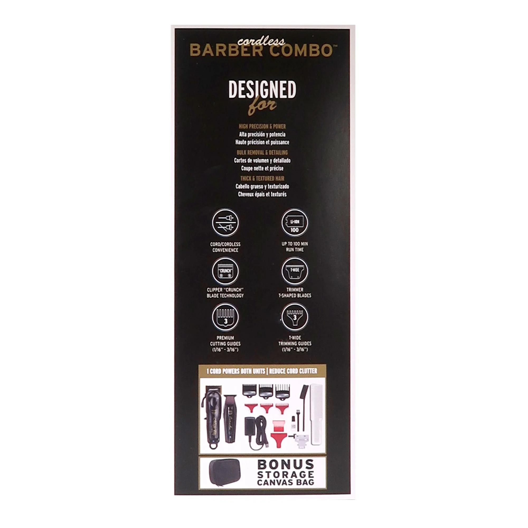 Wahl Barber Combo - 5 Star Cordless Magic Clip & Cordless Detailer Li #3025397 - Image 8