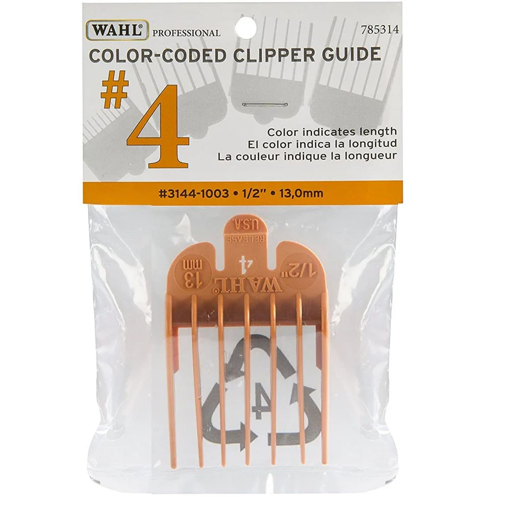Wahl Color-Coded Clipper Guide [#4] - 1/2" #3144-1003 - Image 3