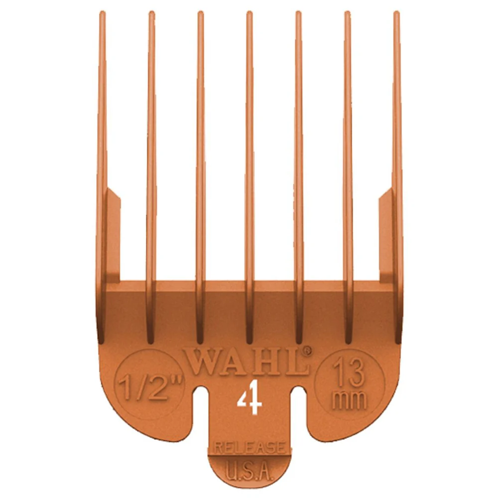 10 Pack Wahl Color-Coded Clipper Guide #4 - 1/2" #3144-1003 - Image 2