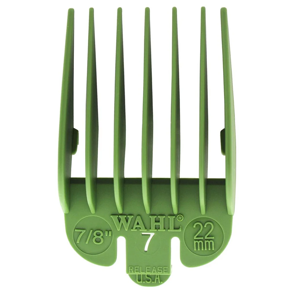5 Pack Wahl Color-Coded Clipper Guide #7 - 7/8" #3145-1403 - Image 2