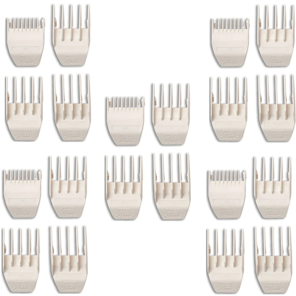 5 Units Wahl Peanut Guides 4 Pcs Set Fits Peanut, Beret, Sterling Mag - White #3166-100