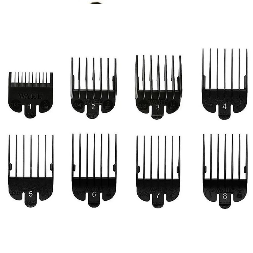 Wahl 8 Pack Cutting Guides with Organizer - Black #3170-500 - Image 5
